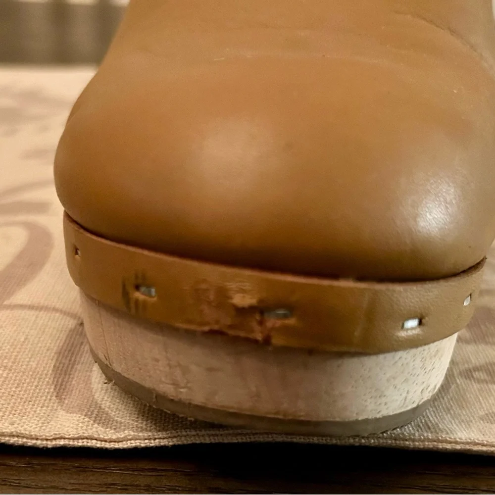 LOFT Leather/Wood Clogs - Picture 12 of 12